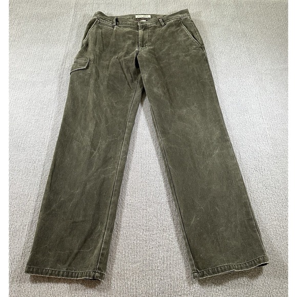 Jos A Bank 1905 Pants Mens Size 34x32 Gray Tailored Fit Cargo Pocket Classiccore - Picture 3 of 11